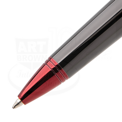 Monteverde Impressa Gunmetal with Red Finish Ballpoint Pen, MV29875