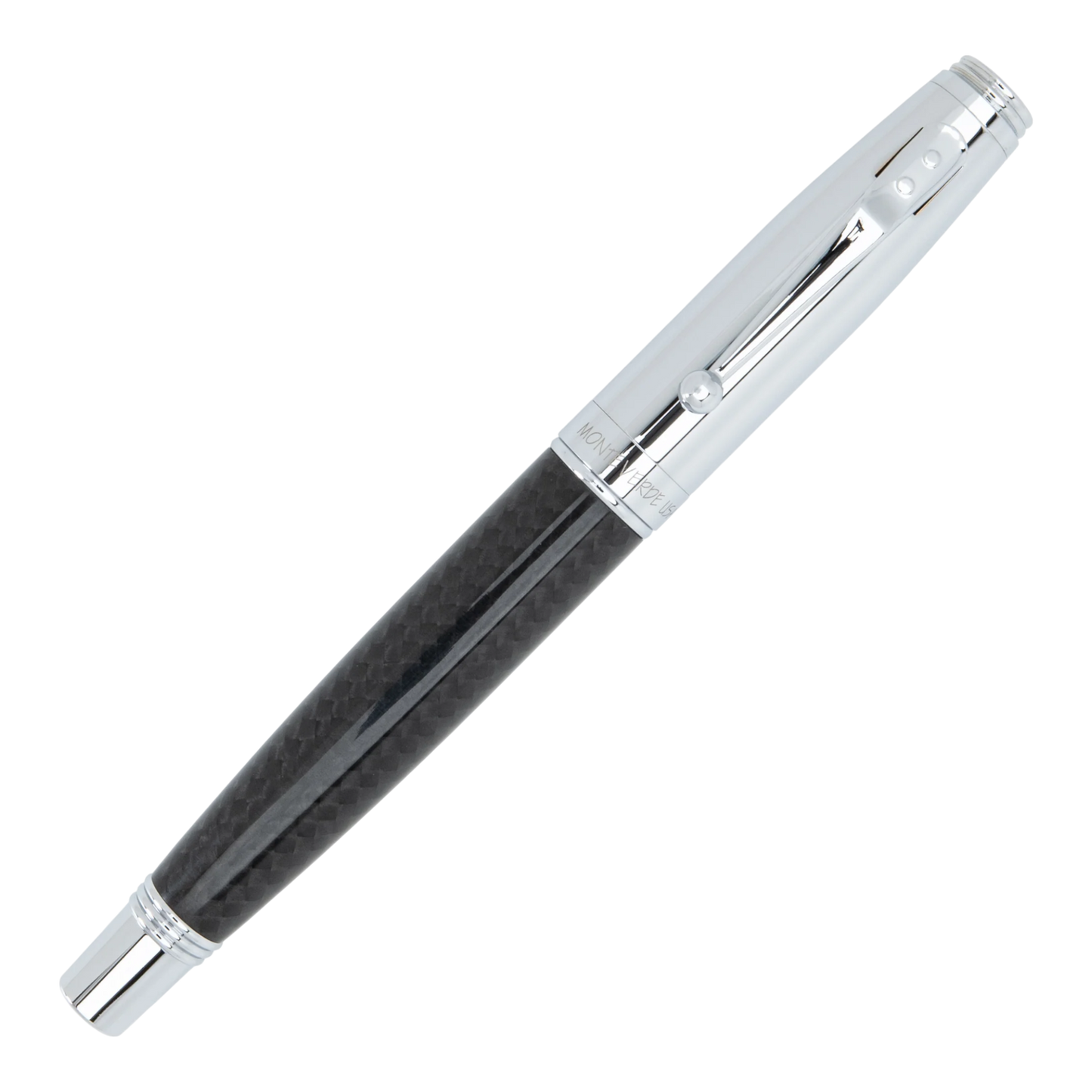 Monteverde Invincia Black & Chrome Rollerball Pen, MV40064