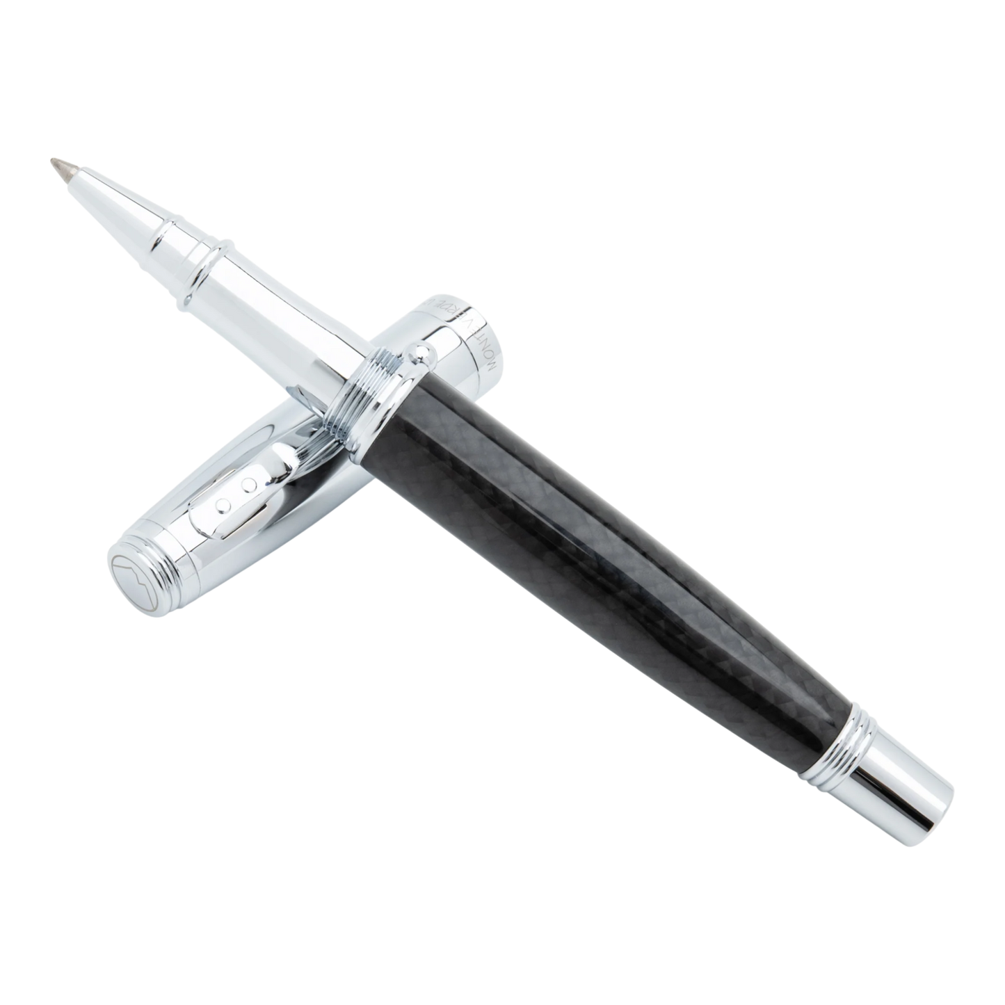 Monteverde Invincia Black & Chrome Rollerball Pen, MV40064