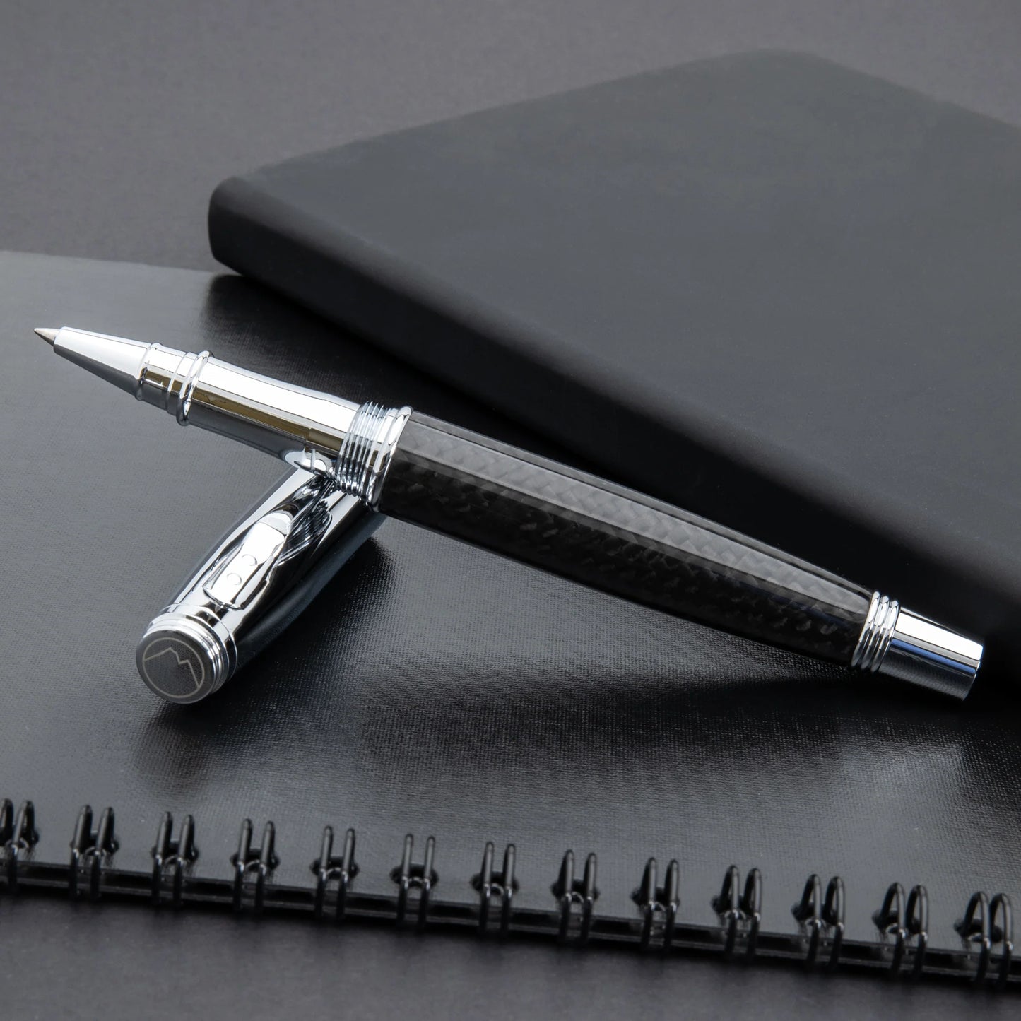 Monteverde Invincia Black & Chrome Rollerball Pen, MV40064