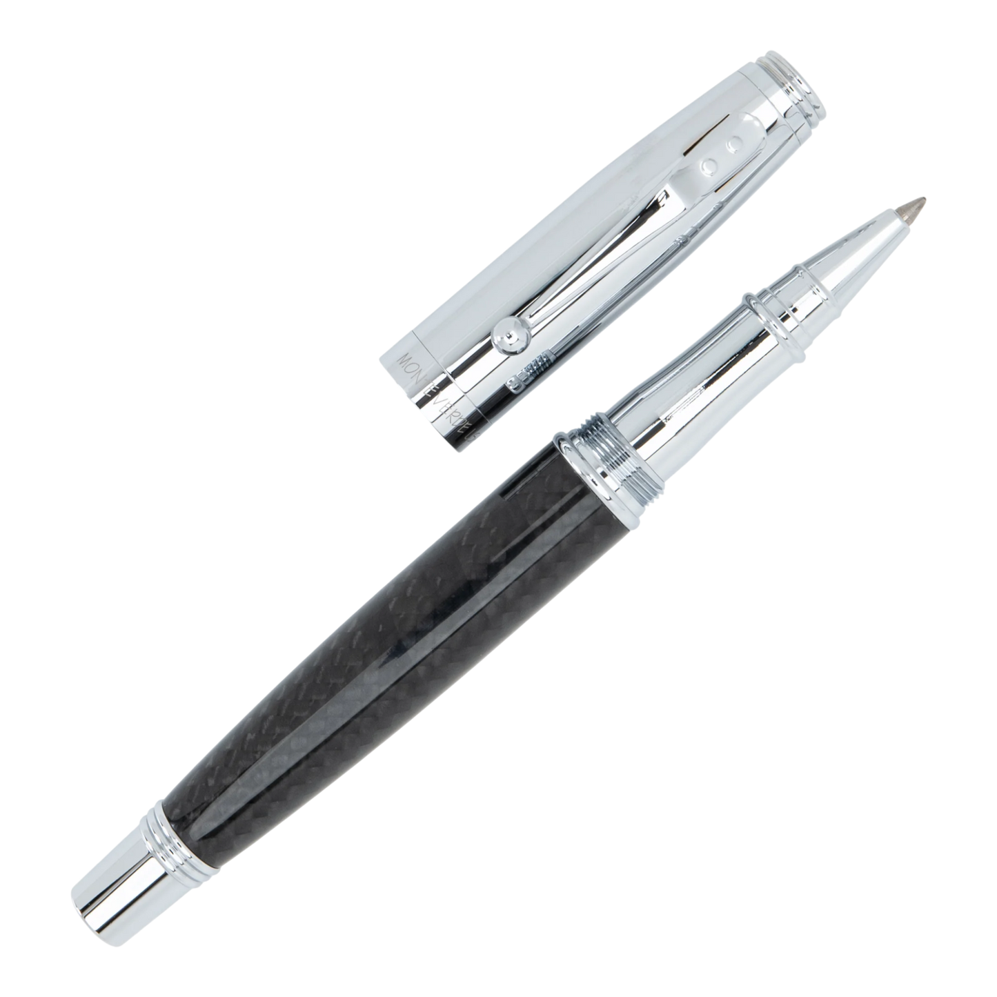 Monteverde Invincia Black & Chrome Rollerball Pen, MV40064