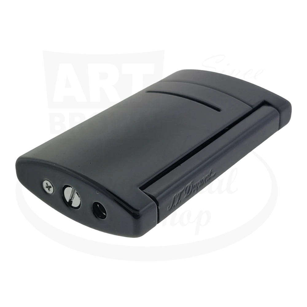 S.T. Dupont MiniJet Torch Lighter in all black side view