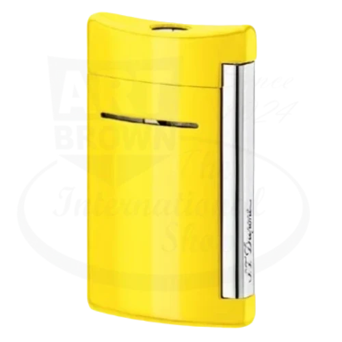 S.T. Dupont Minijet luxury torch lighter in yellow