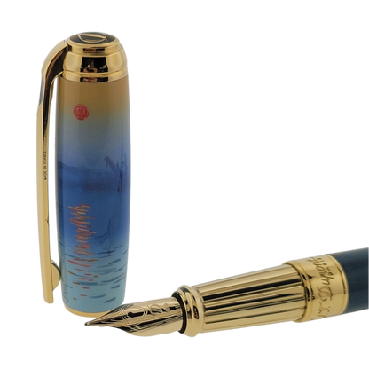 S.T. Dupont Line D Monet Writing Kit - Impression Sunrise - Limited Edition 410049LC2