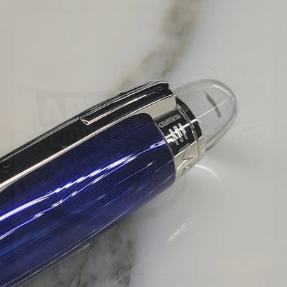 Preowned Montblanc Starwalker Blue Lacquer Rollerball Pen, Montblanc-32