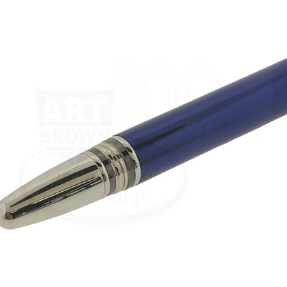 Preowned Montblanc Starwalker Blue Lacquer Rollerball Pen, Montblanc-32