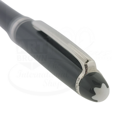 Preowned Montblanc Meisterstuck Pix Black & Platinum Rollerball Pen