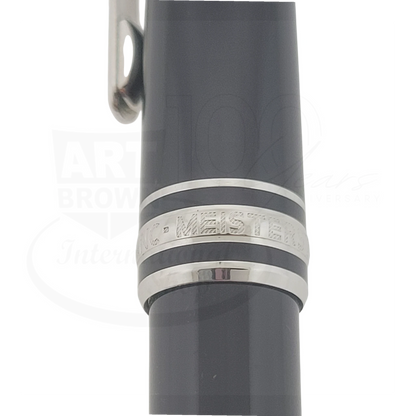 Preowned Montblanc Meisterstuck Pix Black & Platinum Rollerball Pen