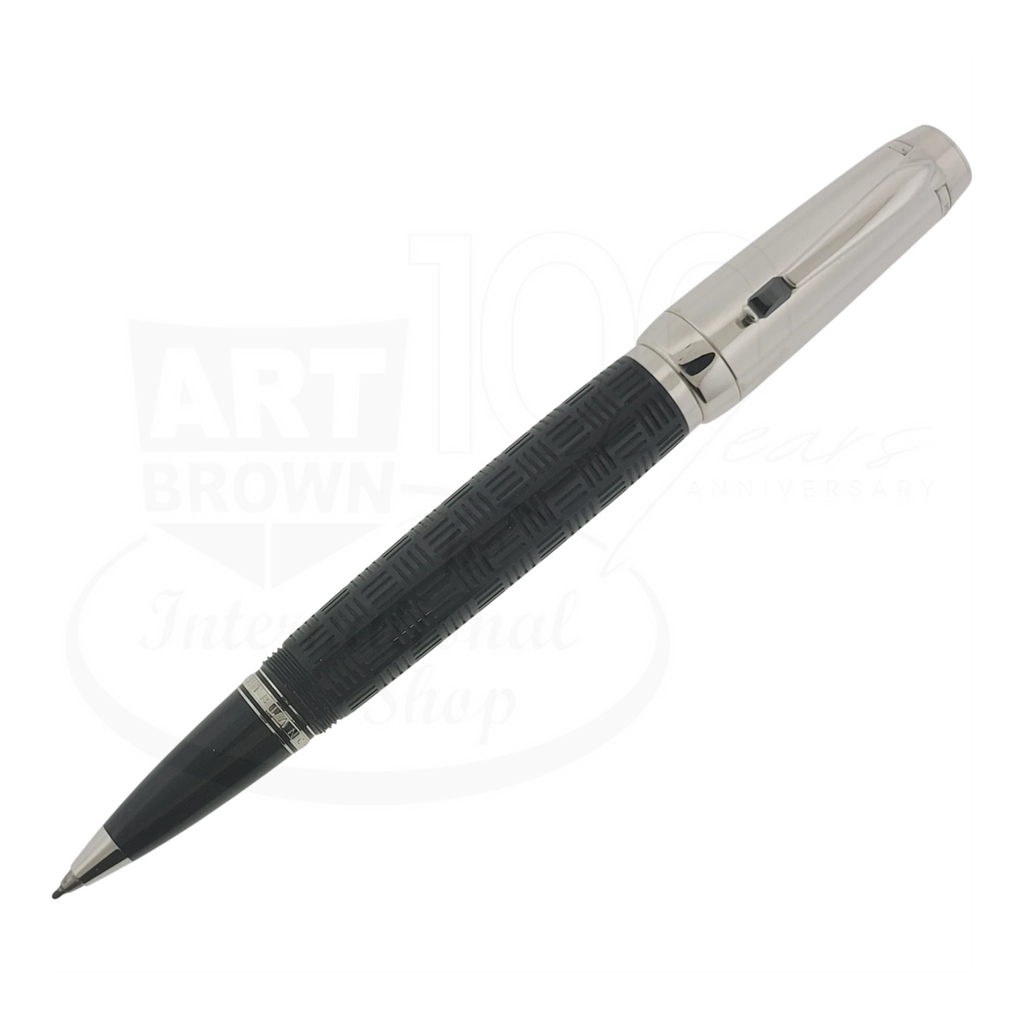 Preowned Montblanc Bohème Doué Black Platinum Rollerball Pen