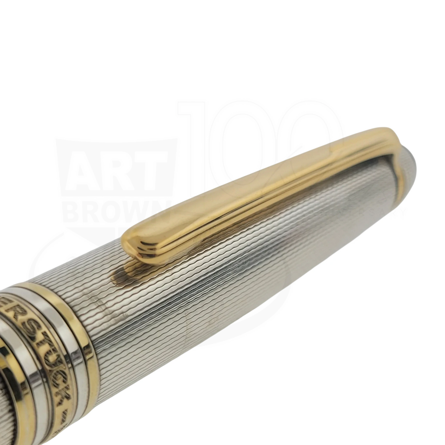 Preowned Montblanc Meisterstuck 164 Sterling Silver Barley Grain Ballpoint Pen, Montblanc-39