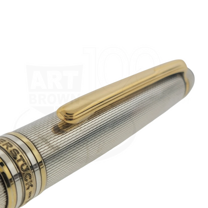 Preowned Montblanc Meisterstuck 164 Sterling Silver Barley Grain Ballpoint Pen, Montblanc-39