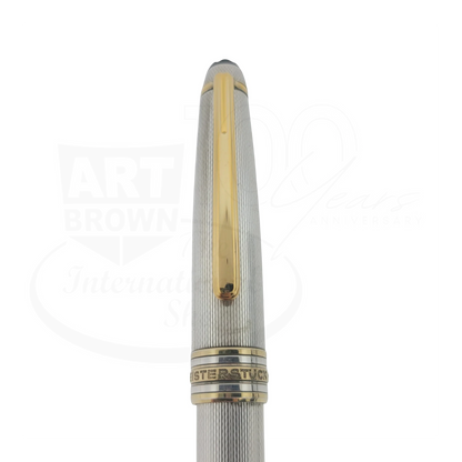Preowned Montblanc Meisterstuck 164 Sterling Silver Barley Grain Ballpoint Pen, Montblanc-39