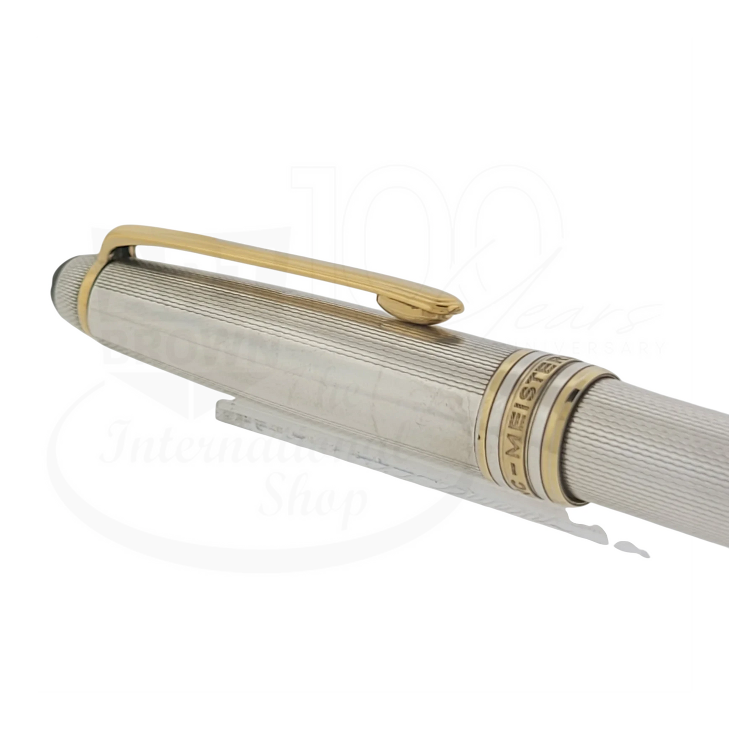 Preowned Montblanc Meisterstuck 164 Sterling Silver Barley Grain Ballpoint Pen, Montblanc-39