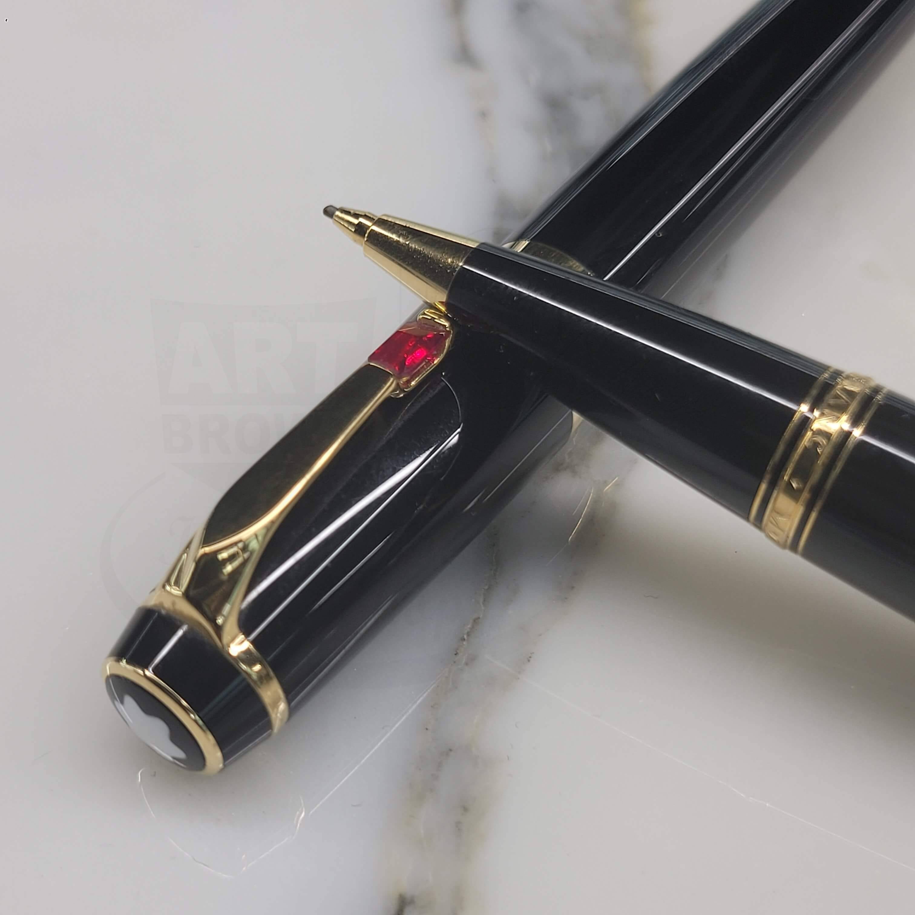 Preowned Montblanc Boheme Ruby Fountain Pen & Mechanical Pencil