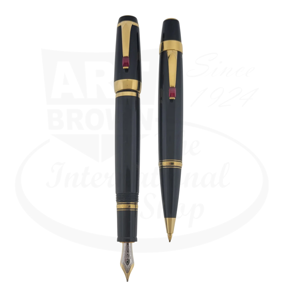 Preowned Montblanc Boheme Ruby Fountain Pen Mechanical Pencil