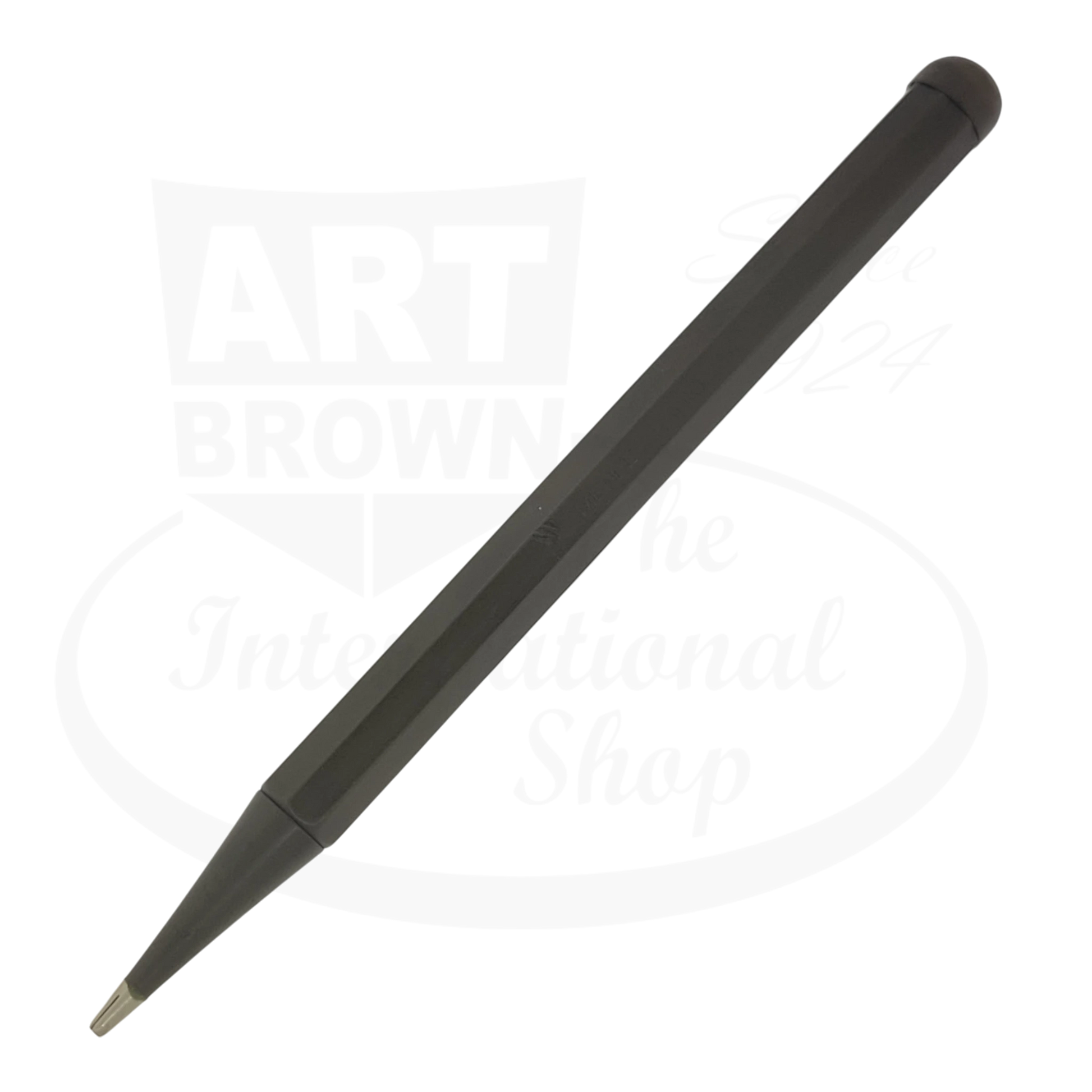 Montblanc Octagonal Twist Mechanical Pencil D.R.P. 481237 green-brown resin body with twist-top finial