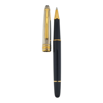 Preowned Montblanc Meisterstück Solitaire Doué Sterling Silver & Gold-Plated Rollerball Pen