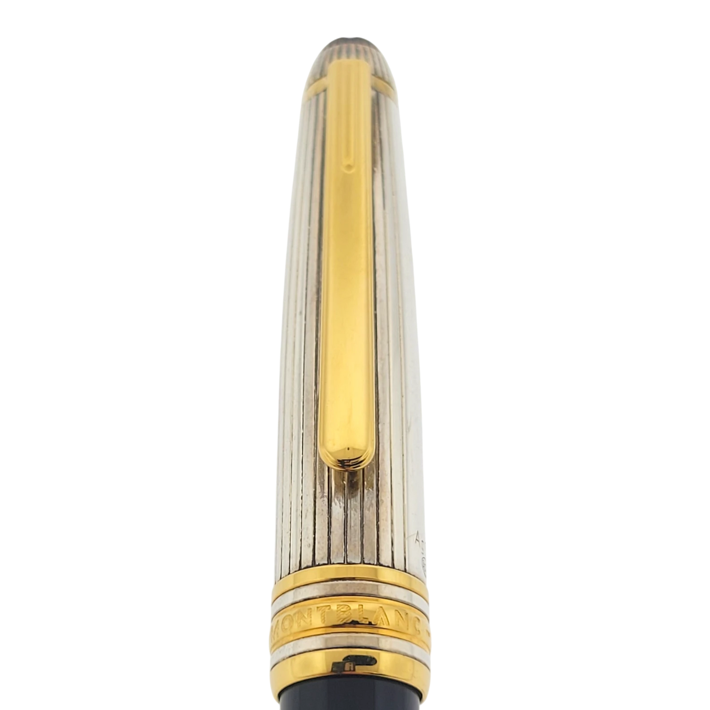 Preowned Montblanc Meisterstück Solitaire Doué Sterling Silver & Gold-Plated Rollerball Pen