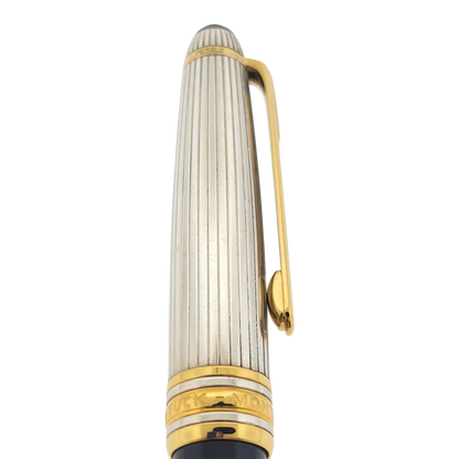 Preowned Montblanc Meisterstück Solitaire Doué Sterling Silver & Gold-Plated Rollerball Pen