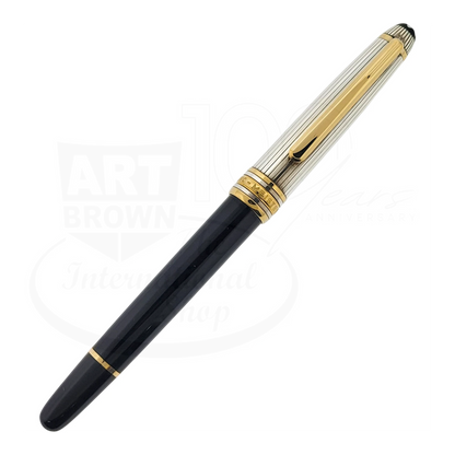 Preowned Montblanc Meisterstück Solitaire Doué Sterling Silver & Gold-Plated Fountain Pen
