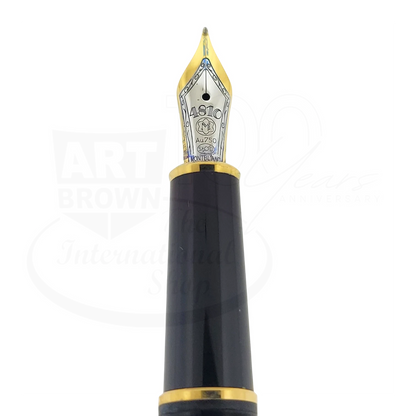 Preowned Montblanc Meisterstück Solitaire Doué Sterling Silver & Gold-Plated Fountain Pen