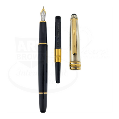 Preowned Montblanc Meisterstück Solitaire Doué Sterling Silver & Gold-Plated Fountain Pen
