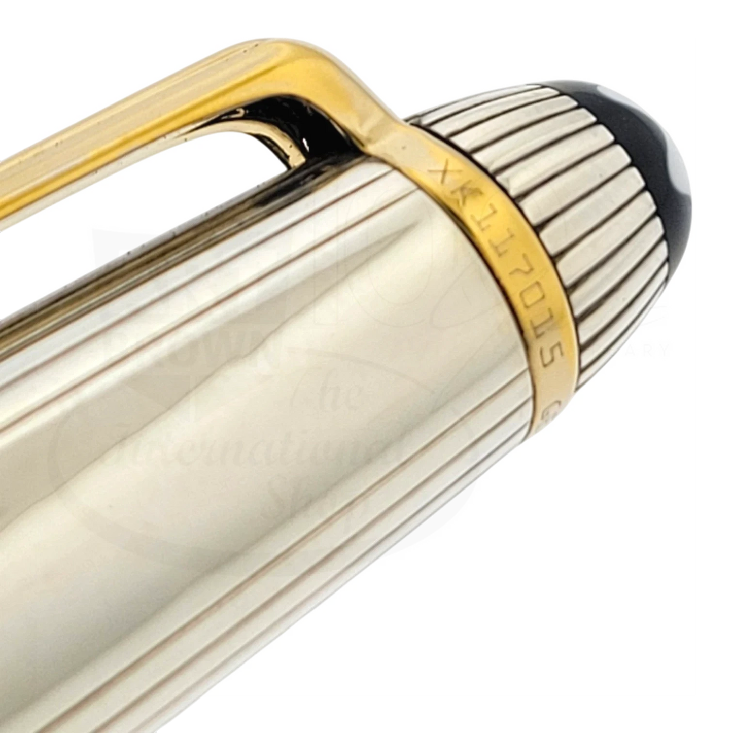 Preowned Montblanc Meisterstück Solitaire Doué Sterling Silver & Gold-Plated Fountain Pen