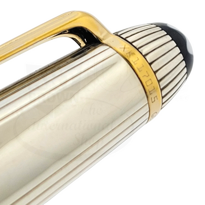 Preowned Montblanc Meisterstück Solitaire Doué Sterling Silver & Gold-Plated Fountain Pen
