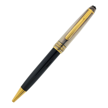 Preowned Montblanc Meisterstück Solitaire Doué Sterling Silver & Gold-Plated Ballpoint Pen