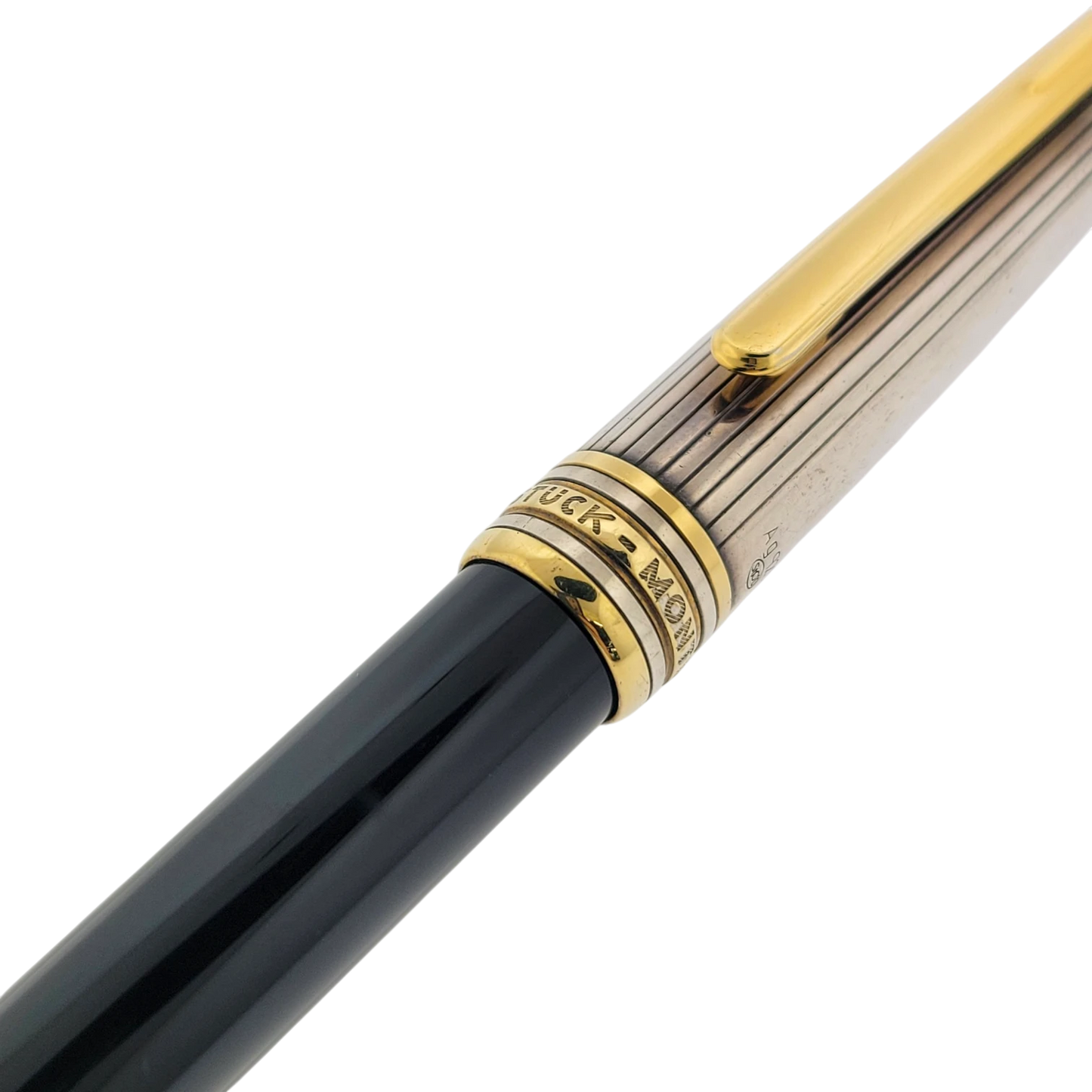 Preowned Montblanc Meisterstück Solitaire Doué Sterling Silver & Gold-Plated Ballpoint Pen