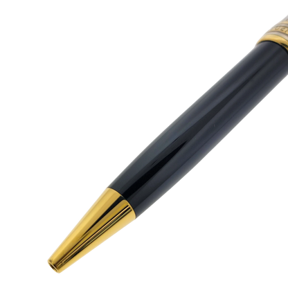 Preowned Montblanc Meisterstück Solitaire Doué Sterling Silver & Gold-Plated Ballpoint Pen