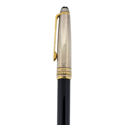 Preowned Montblanc Meisterstück Solitaire Doué Sterling Silver & Gold-Plated Ballpoint Pen