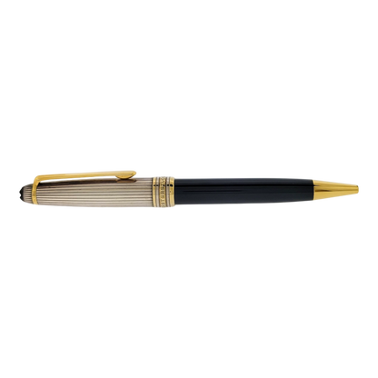 Preowned Montblanc Meisterstück Solitaire Doué Sterling Silver & Gold-Plated Ballpoint Pen