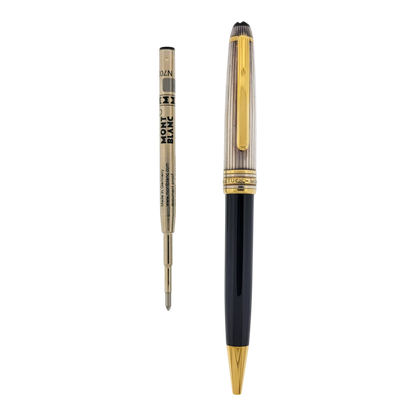Preowned Montblanc Meisterstück Solitaire Doué Sterling Silver & Gold-Plated Ballpoint Pen