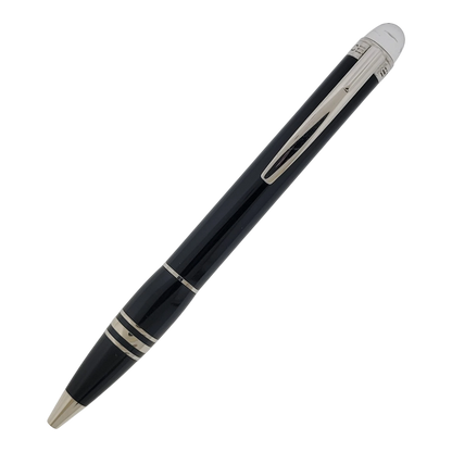 Preowned Montblanc Starwalker Black & Platinum Ballpoint Pen