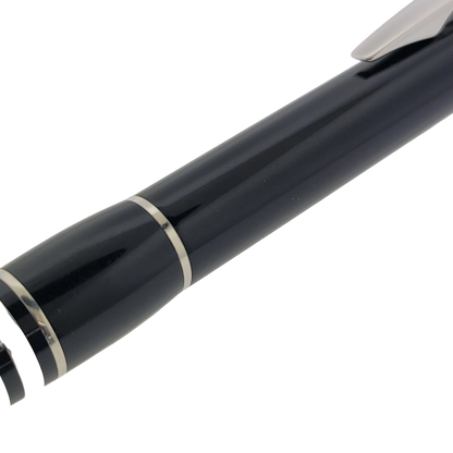 Preowned Montblanc Starwalker Black & Platinum Ballpoint Pen