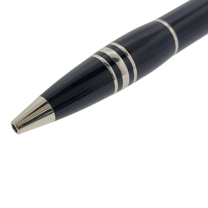 Preowned Montblanc Starwalker Black & Platinum Ballpoint Pen
