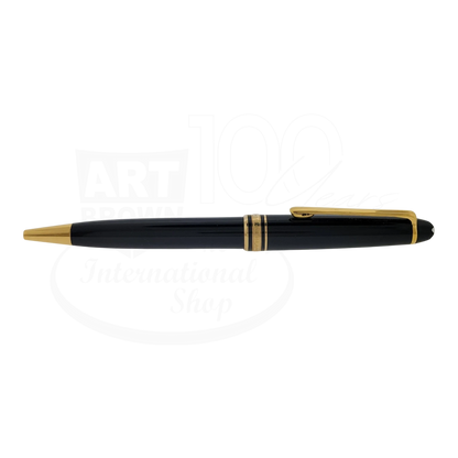 Preowned Montblanc 164 Mesiterstuck Black & Gold Ballpoint Pen