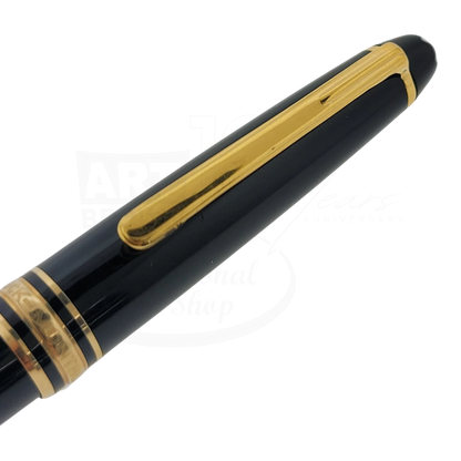 Preowned Montblanc 164 Mesiterstuck Black & Gold Ballpoint Pen