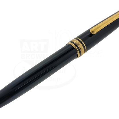 Preowned Montblanc 164 Mesiterstuck Black & Gold Ballpoint Pen