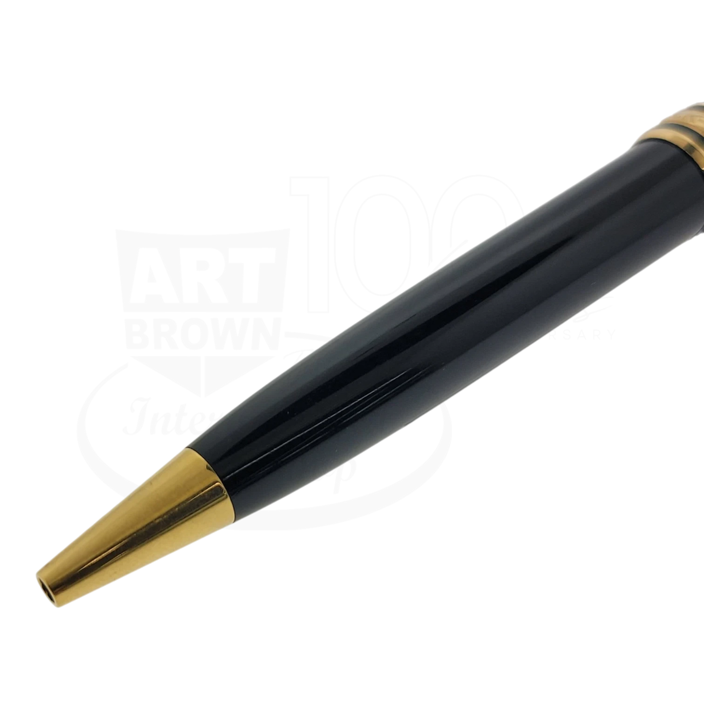 Preowned Montblanc 164 Mesiterstuck Black & Gold Ballpoint Pen