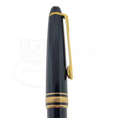 Preowned Montblanc 164 Mesiterstuck Black & Gold Ballpoint Pen
