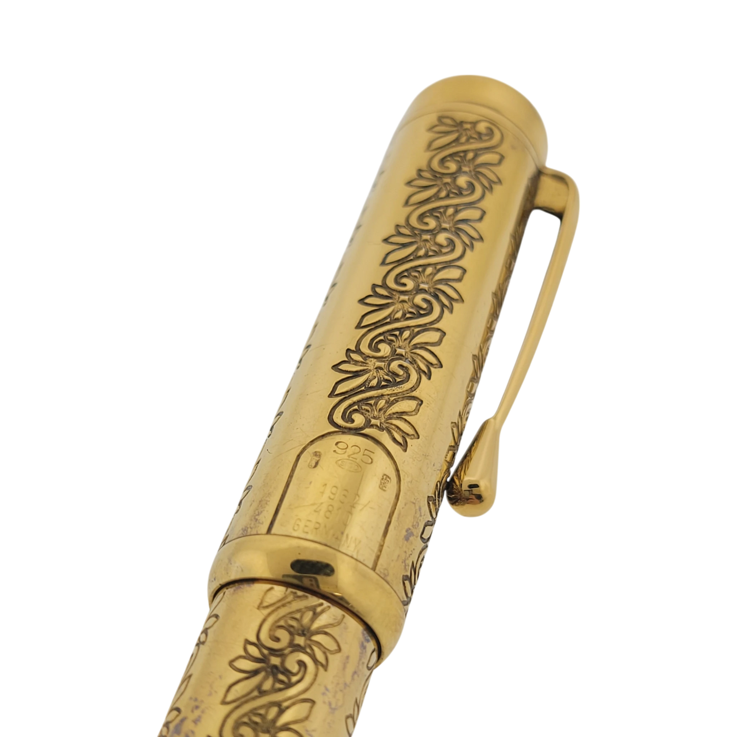 Preowned Montblanc Limited Edition Patron of Arts King Louis XIV Vermeil Fountain Pen, Montblanc-25