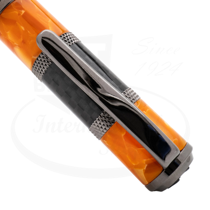 Monteverde Regatta Sport Orange & Carbon Fiber Fountain Pen, MV45303