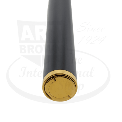 S.T. Dupont Montparnasse Large Black Lacquer and Gold Fountain Pen, 411274