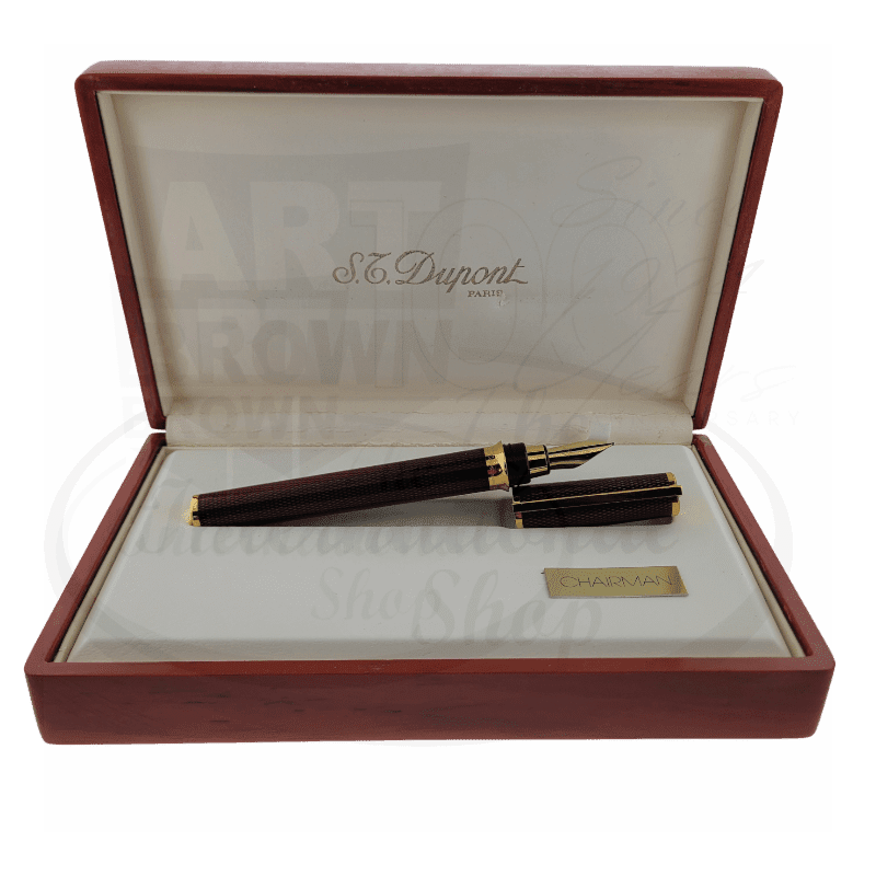 S.T. Dupont Vintage Montparnasse Amber Chairman Fountain Pen, 411286