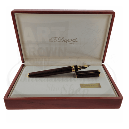 S.T. Dupont Vintage Montparnasse Amber Chairman Fountain Pen, 411286