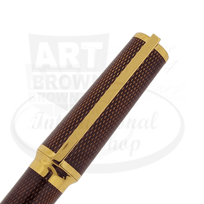 S.T. Dupont Vintage Montparnasse Amber Chairman Fountain Pen, 411286