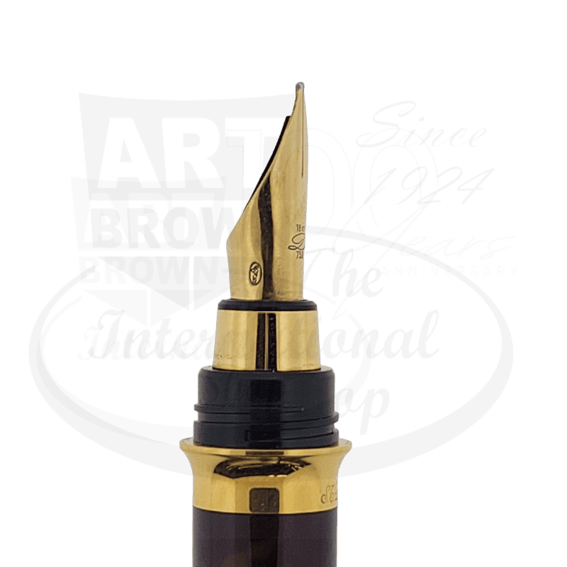 S.T. Dupont Montparnasse XL Dark Tortoiseshell Lacquer Medium Fountain Pen