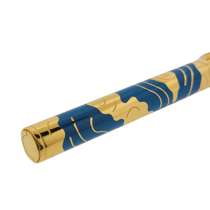 S.T. Dupont Limited Edition Montparnasse Les Elements Air Gold Fountain Pen